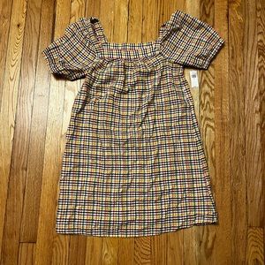 Old Navy gingham dress NWT